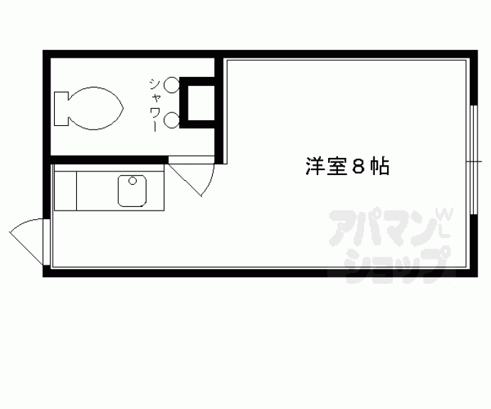 【粟津ハイツ】間取