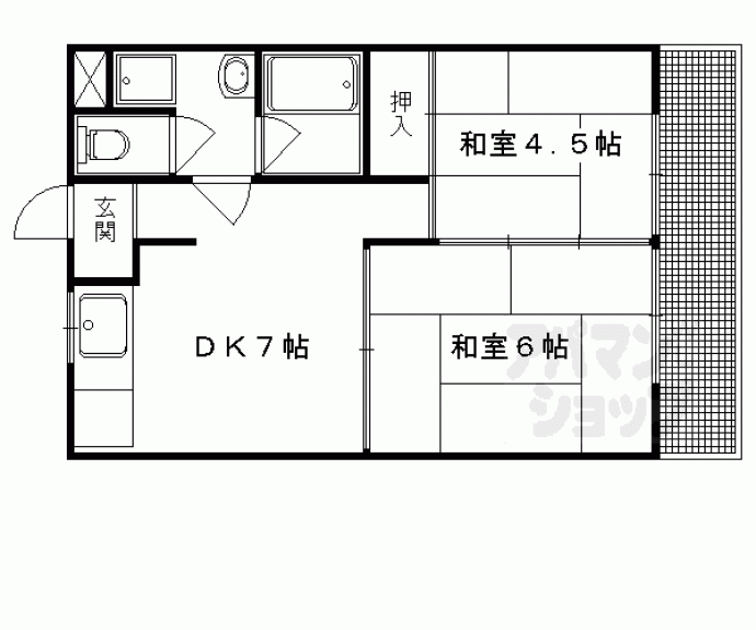 【レジデンス了以苑】間取