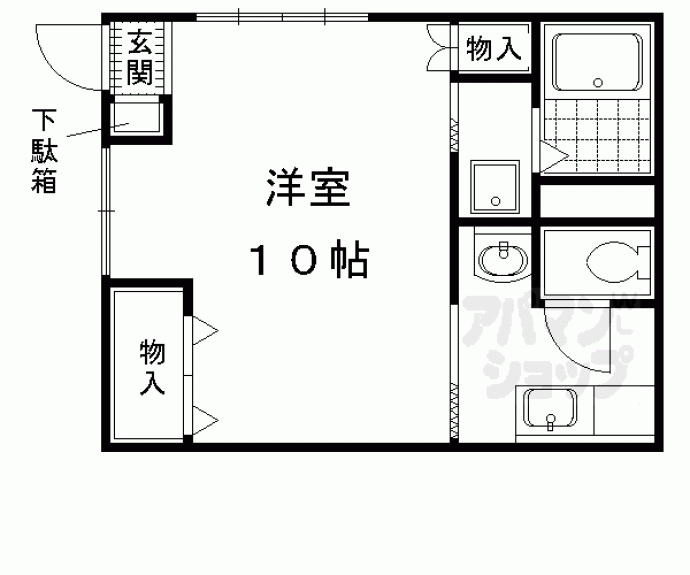 【ハイツかも】間取