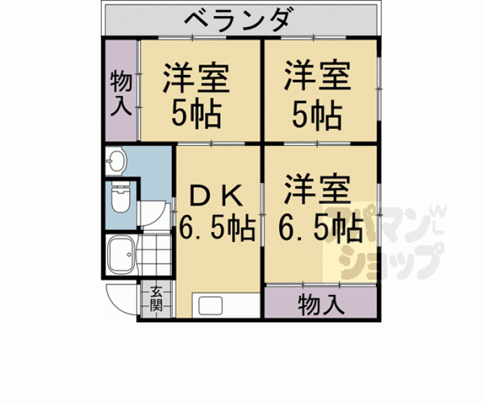 【メーゾンヴィオレット】間取