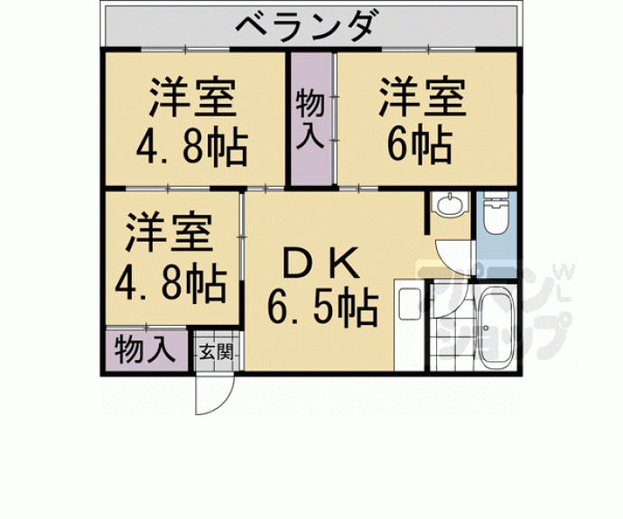 【メーゾンヴィオレット】間取