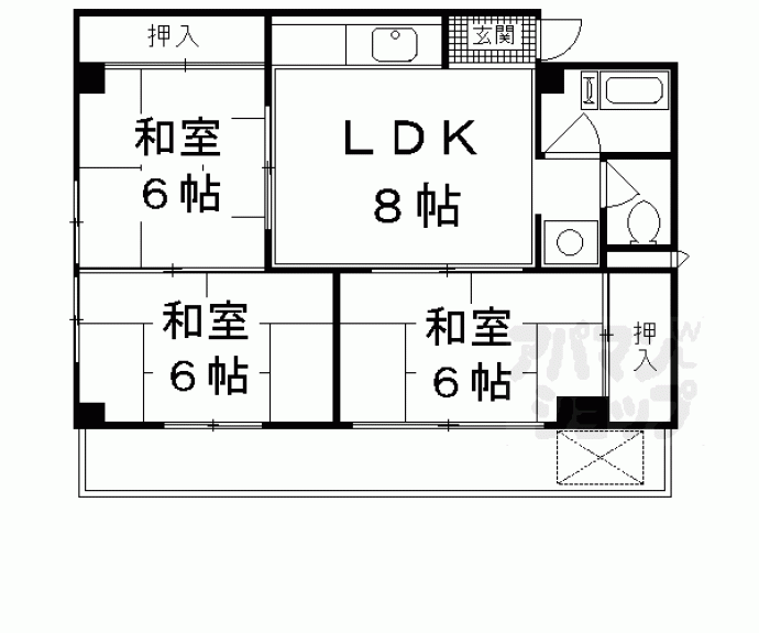 【メーゾンヴィオレット】間取