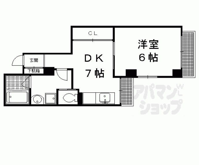 【フレーヴァー北山】間取