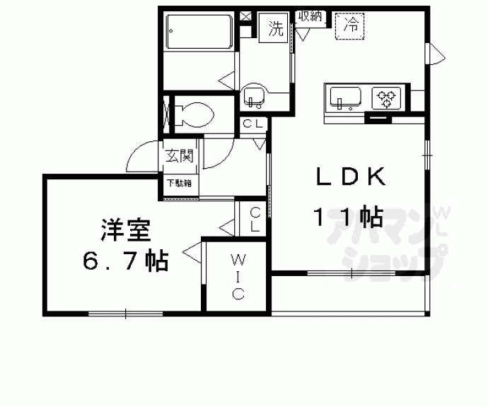 【ドルフ堀池】間取