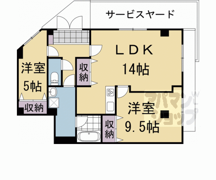 【プログレス北野】間取