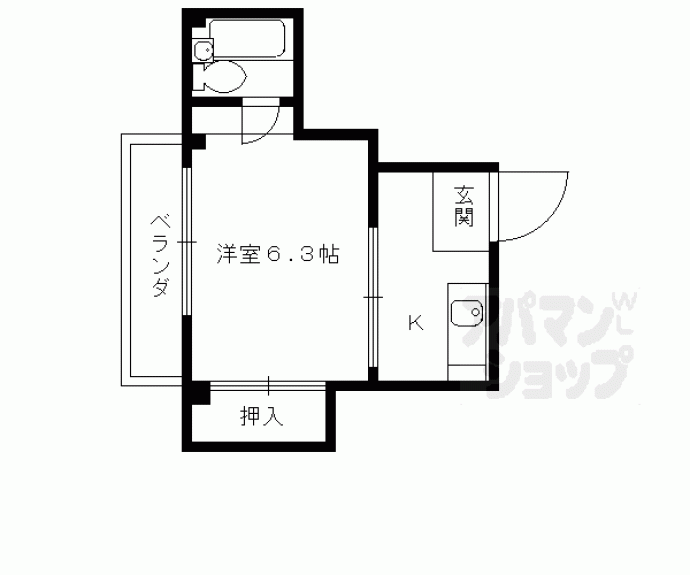 【メゾン若葉】間取