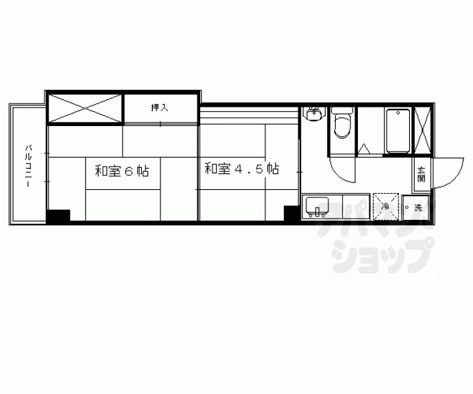 【中嶋マンション】間取