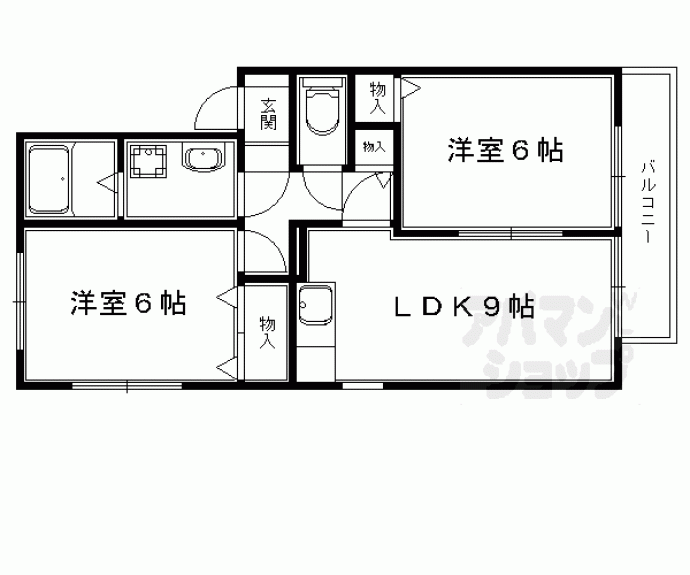 【フィオーレ西賀茂】間取