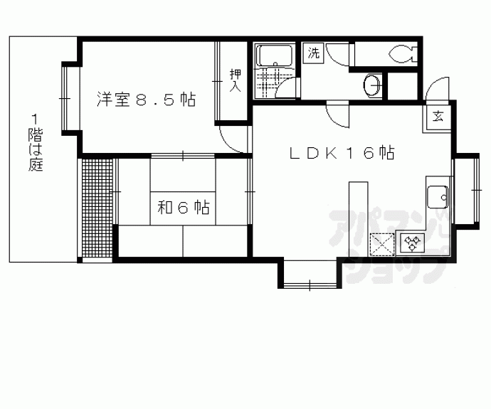【ベルデ神光院】間取