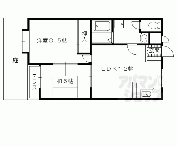 【ベルデ神光院】間取