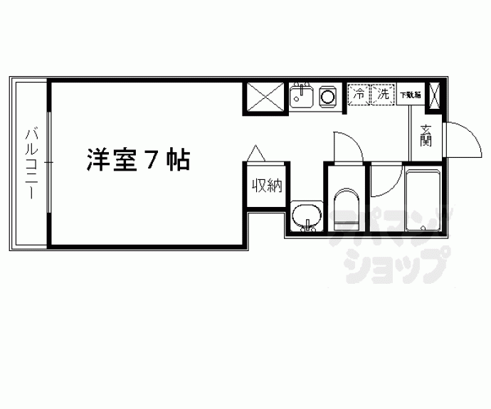 【ノースポイント北大路】間取