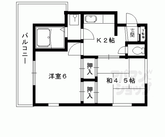【ウエストヴィレッジ】間取