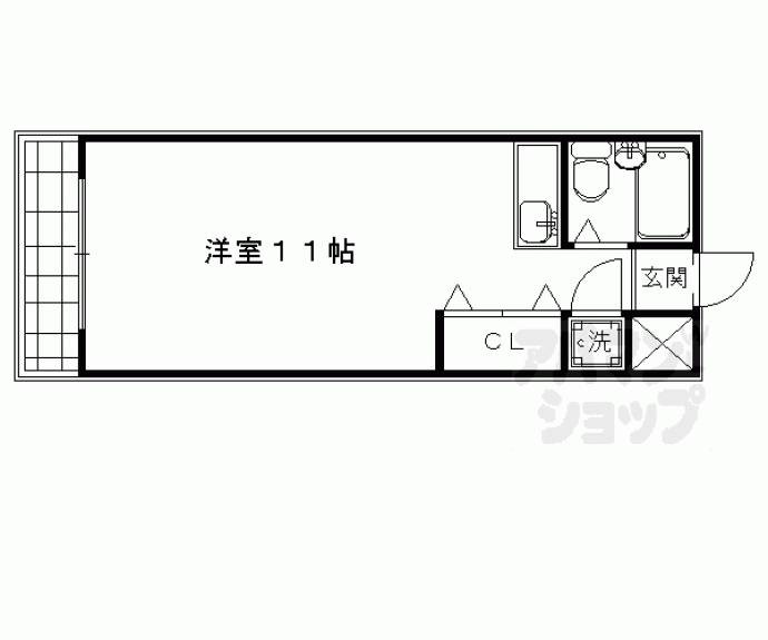 【シャインズフラッツ】間取