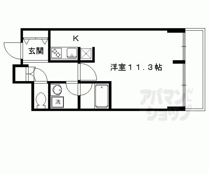【アーバネックス北大路】間取