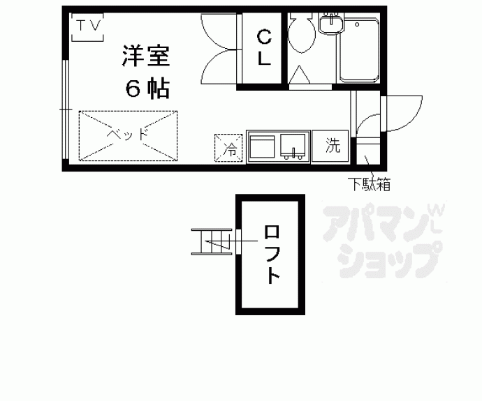 【レオパレスドルフィン】間取