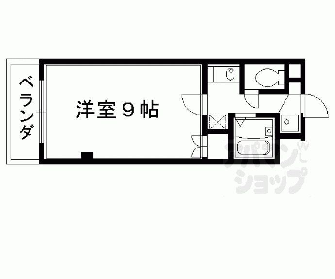 【ハウスセゾン鞍馬口】間取