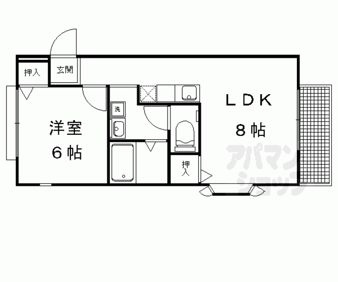 【メゾン箱の井】間取