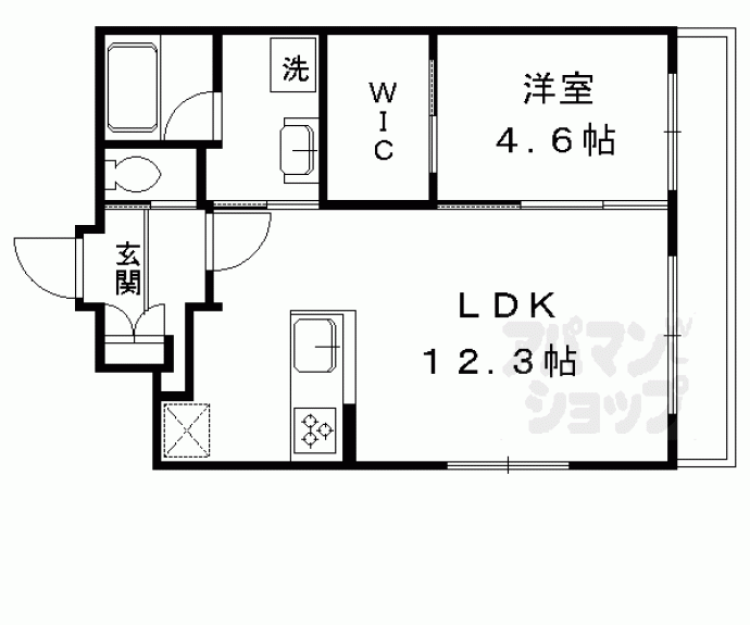 【カーサ・フェリーチェ北山】間取