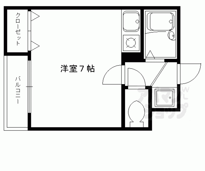 【ドミール北山】間取