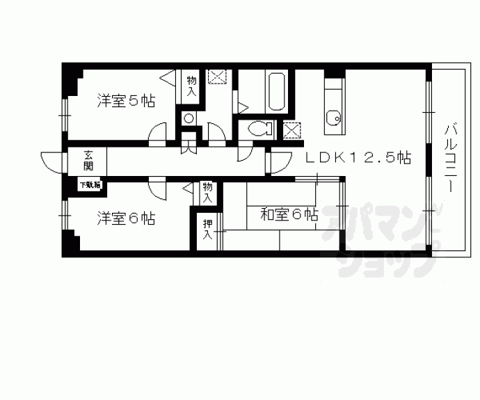 【ＣＯＺＹ　ＫＩＴＡＹＡＭＡ】間取