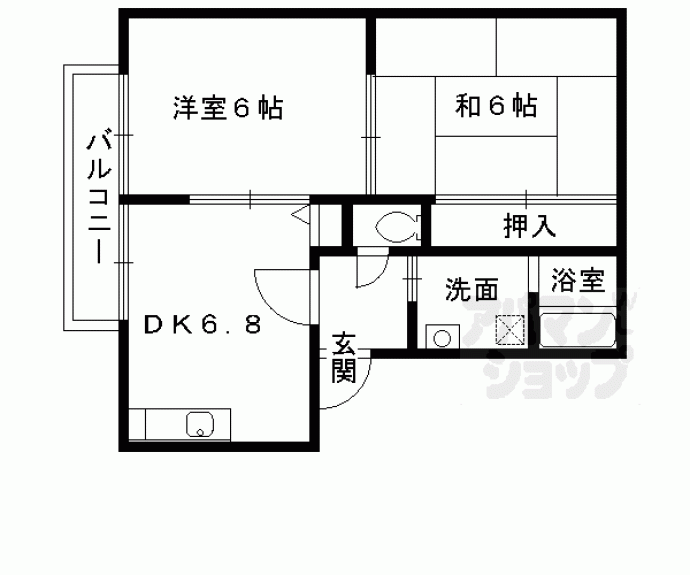 【ソレイユ上賀茂】間取