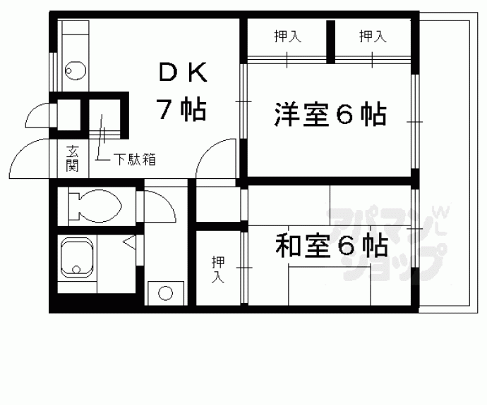 【パークヴィラ】間取