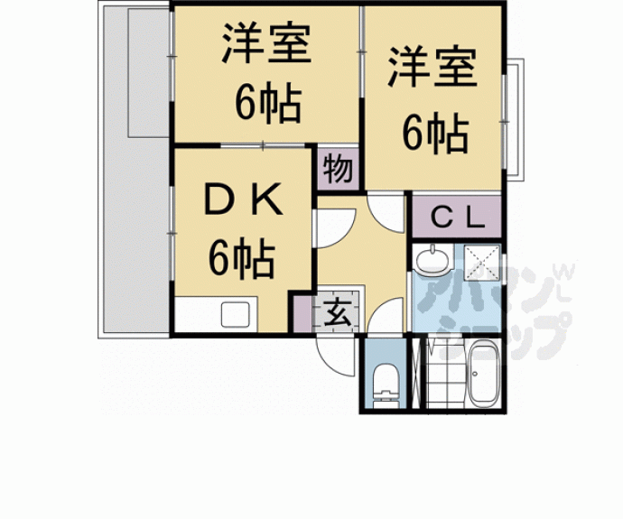 【フレグランス玄琢北】間取