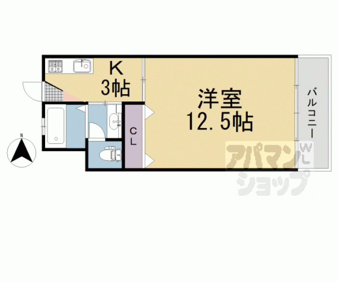 【CLASKA西陣】間取