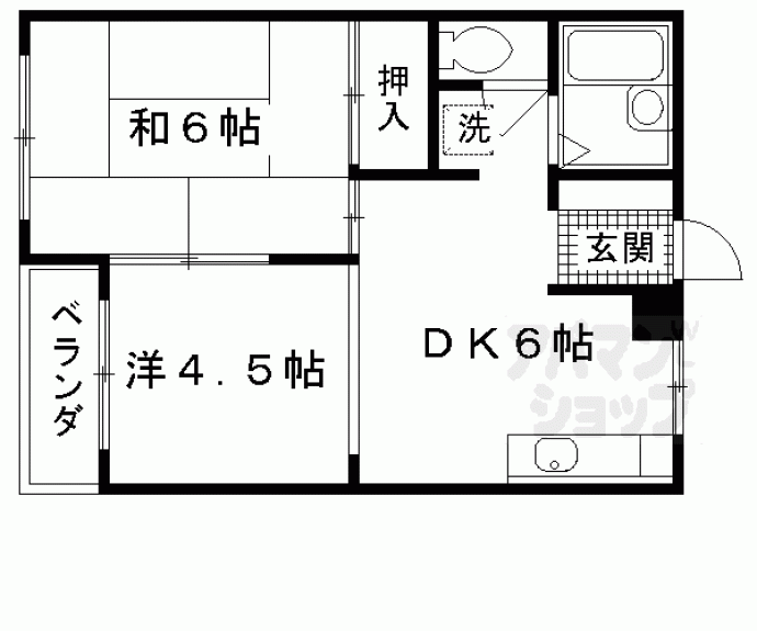 【メゾン山中】間取