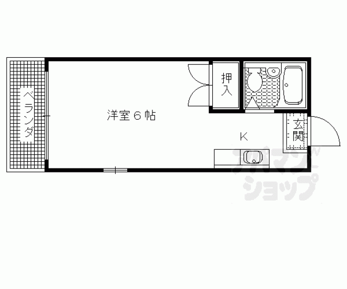 【田中マンション】間取