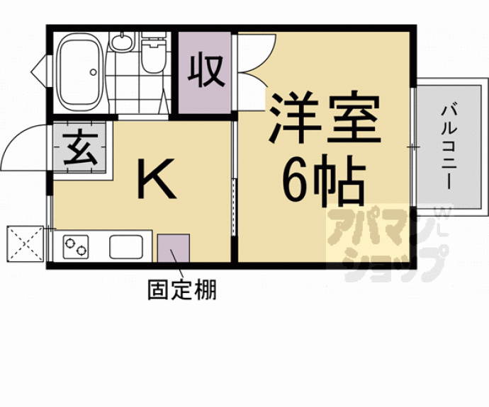 【ハイツ大門】間取
