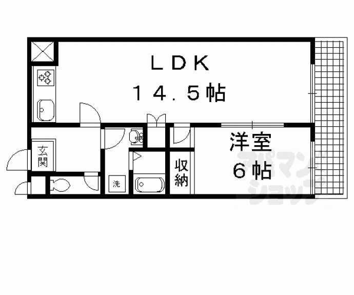 【リアライズ西賀茂】間取