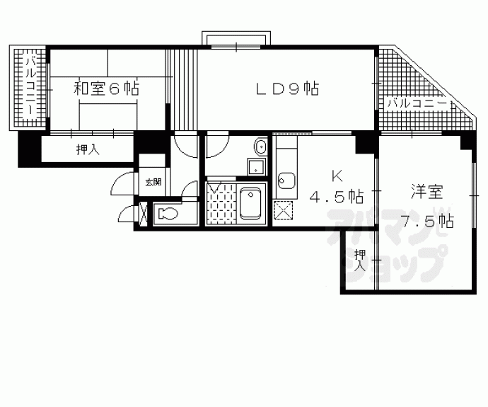 【リアライズ西賀茂】間取