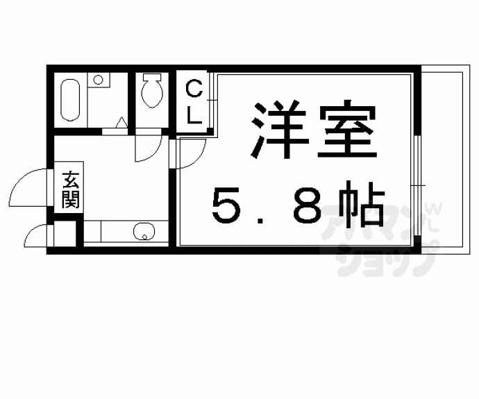 【足立ハイツ北大路】間取