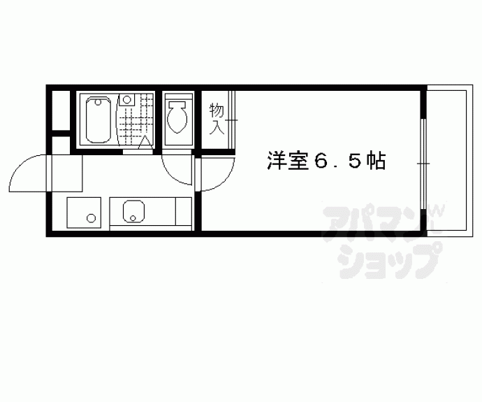 【ファーストコート紫竹】間取