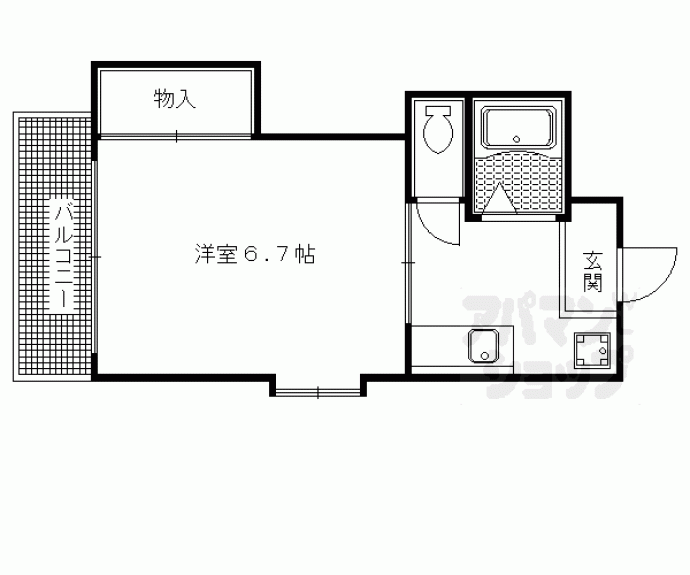 【ファーストコート紫竹】間取