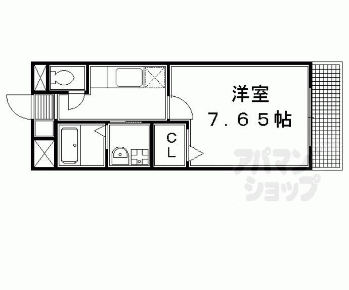 【エクセレント・ビュー・かも川】間取