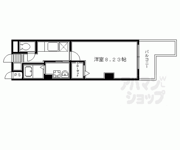 【エクセレント・ビュー・かも川】間取