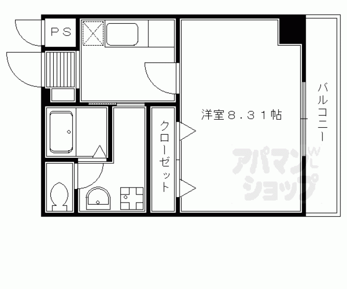 【エクセレント・ビュー・かも川】間取