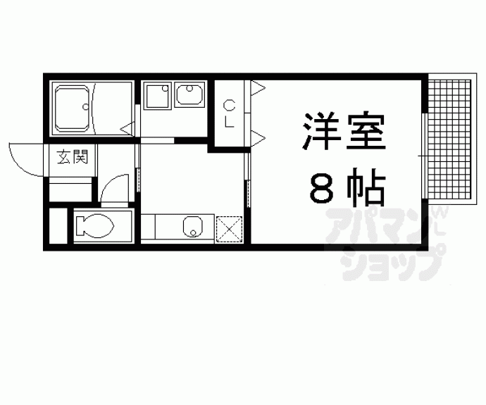 【エルム加茂川】間取