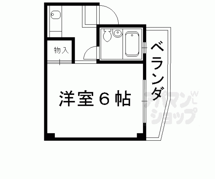 【ハイツ紫明】間取