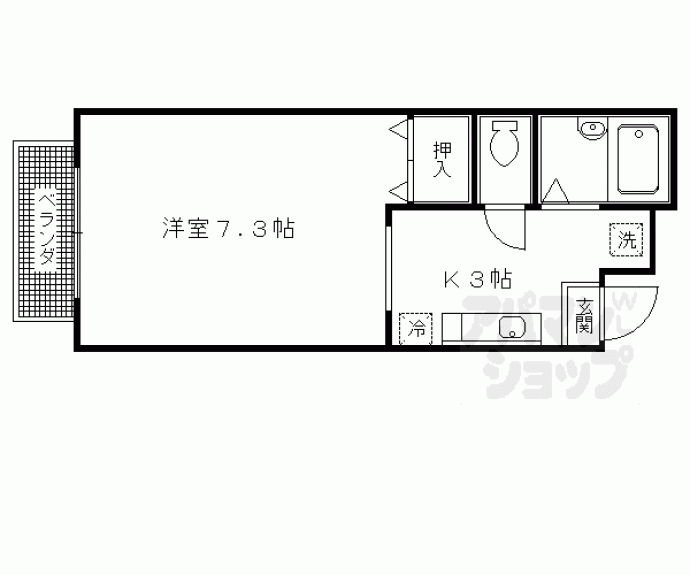 【ＭＡＩＳＯＮ　ＤＡＲＳＡＮ】間取