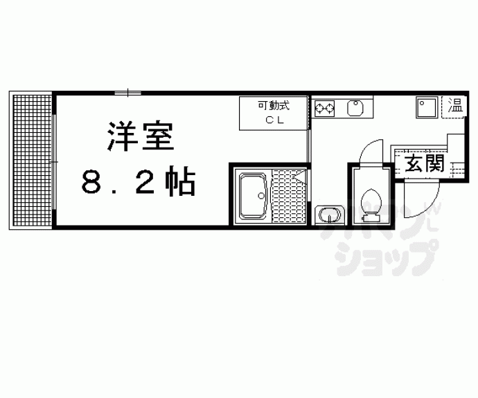 【サンセール紫野】間取