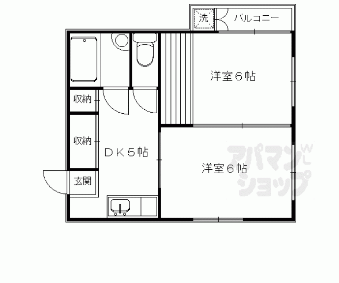 【コーポひいらぎ】間取