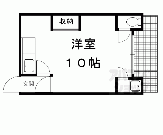 【ハイツ釈迦谷】間取