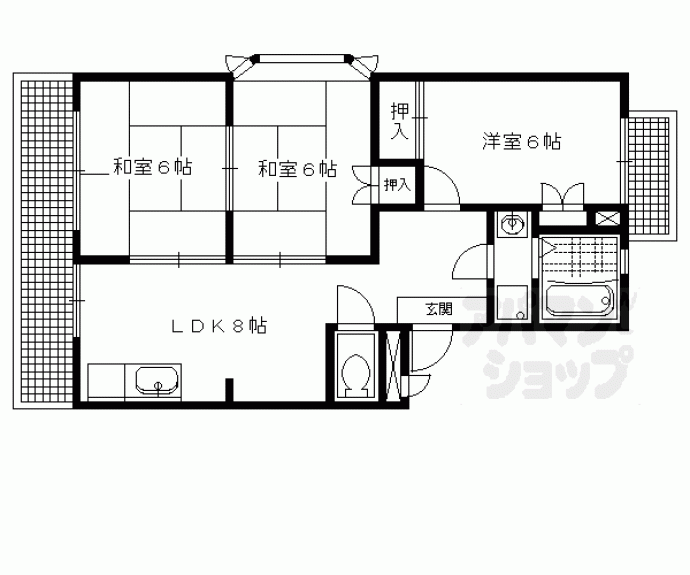 【シャルム８０】間取