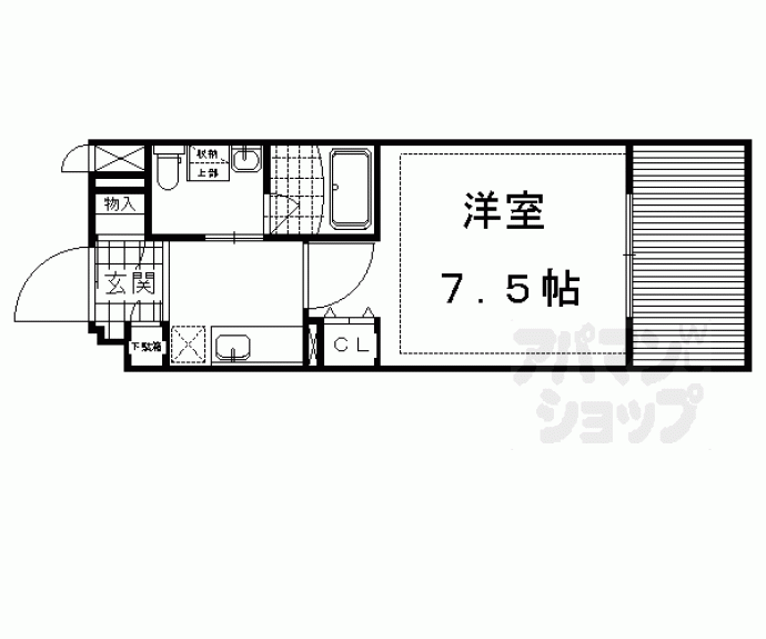 【ヴィヴィ紫野】間取