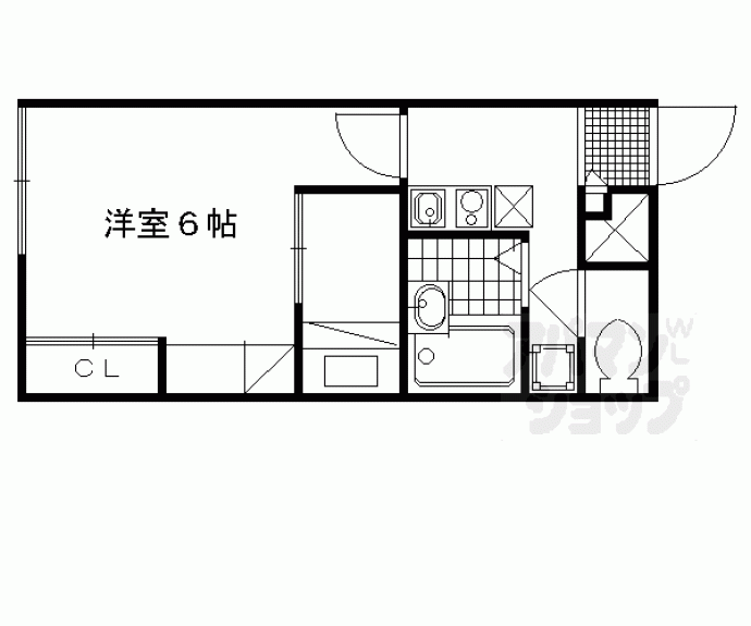 【レオパレス氷室】間取