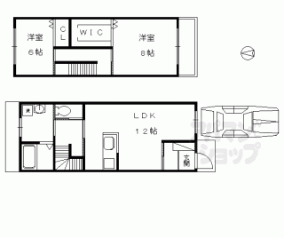 【南舟岡町貸家Ｂ】