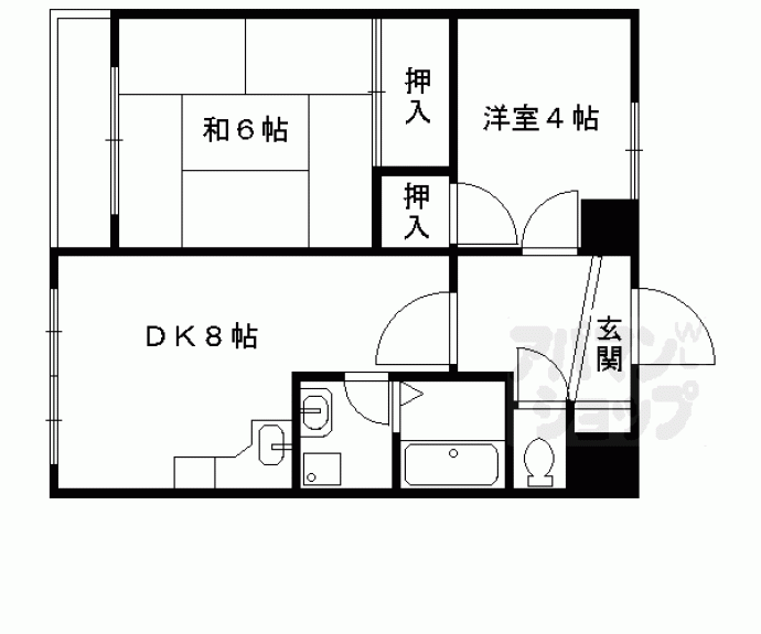 【メゾン二葉】間取